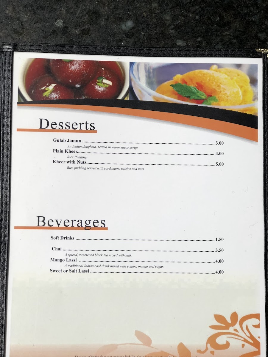 Menu Flavors Of India-7