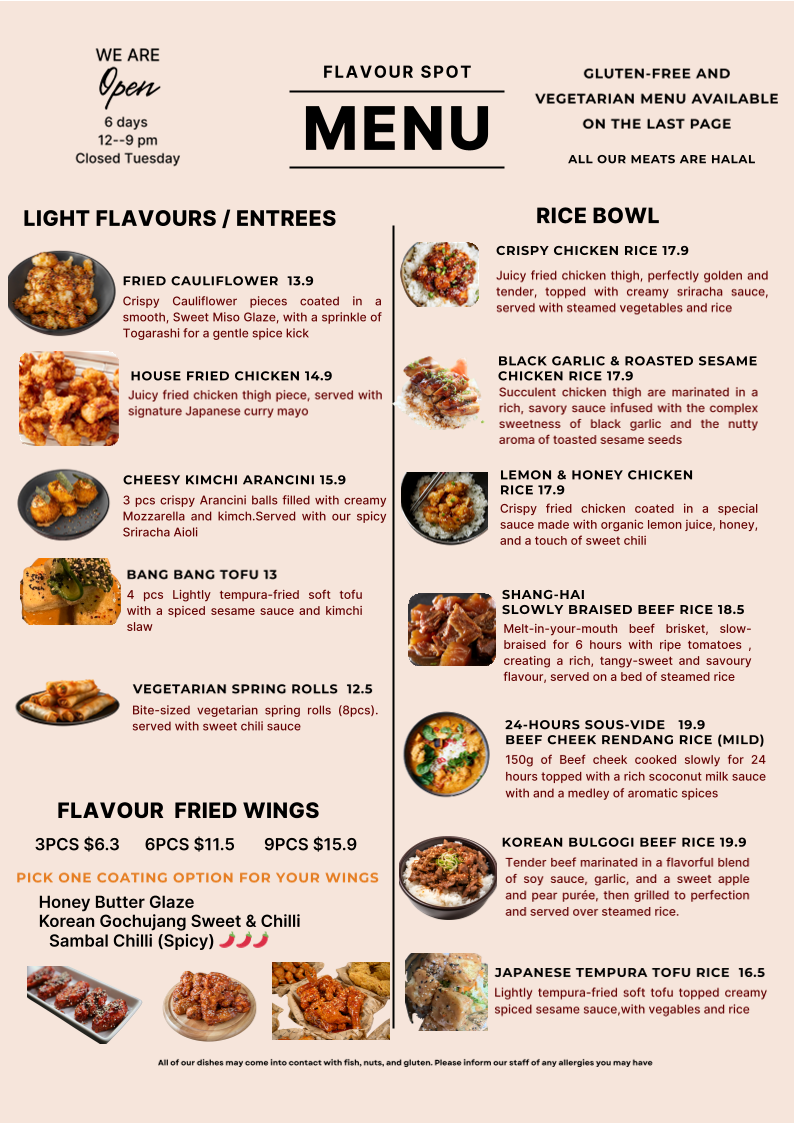 Menu Flavour Spot-1