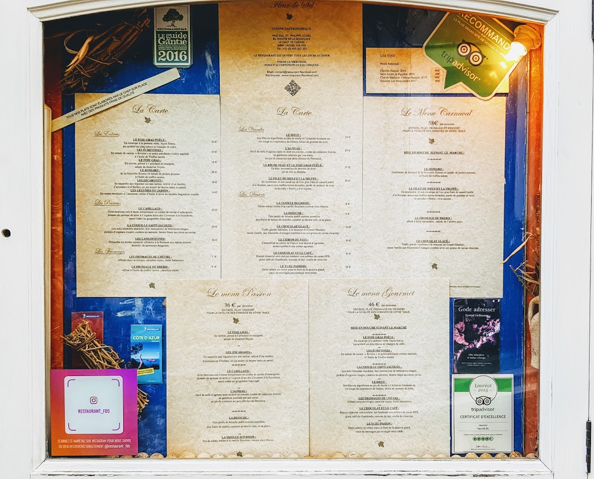 Menu Fleur De Sel-1