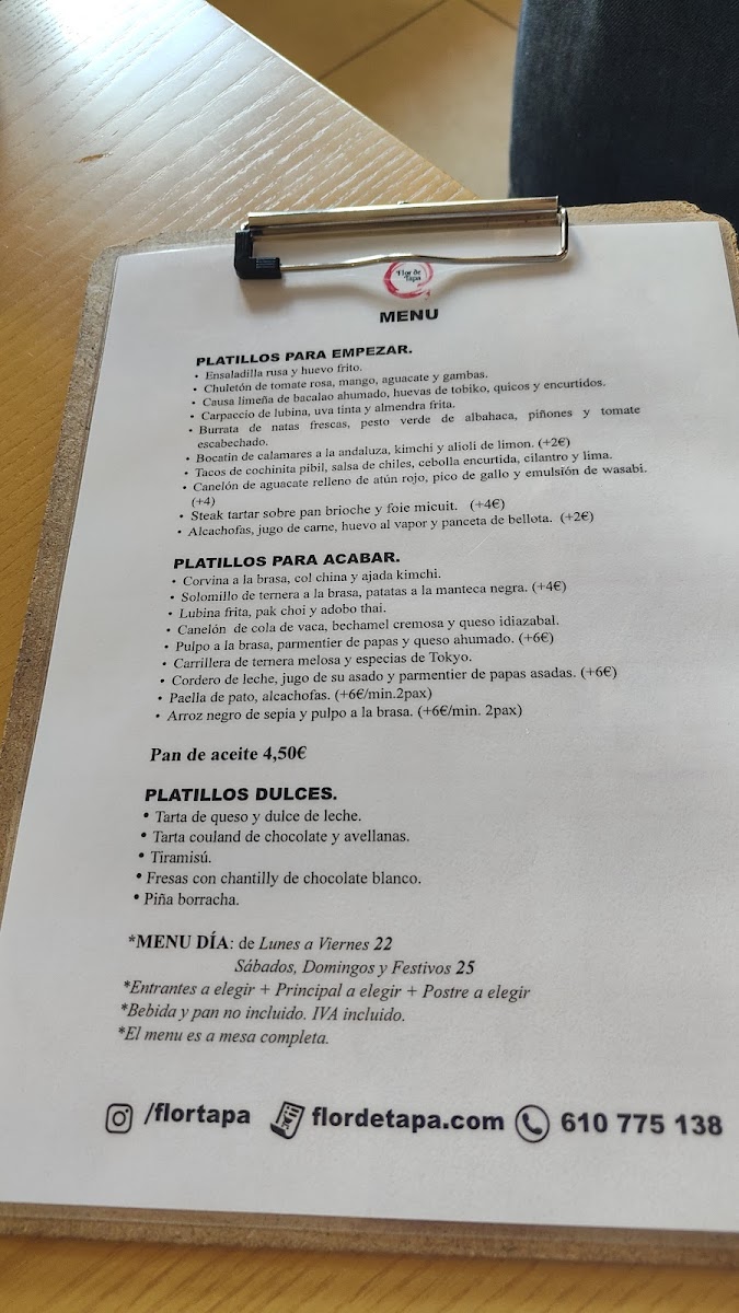 Menu Flor De Tapa-3