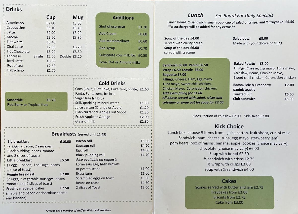 Menu Flora's By Sally-1