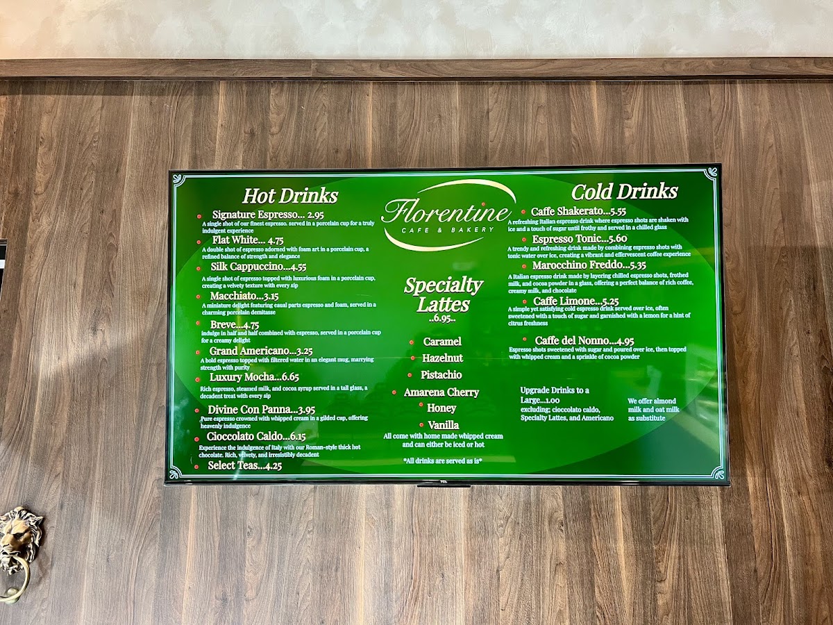 Menu Florentine Cafe & Bakery-1