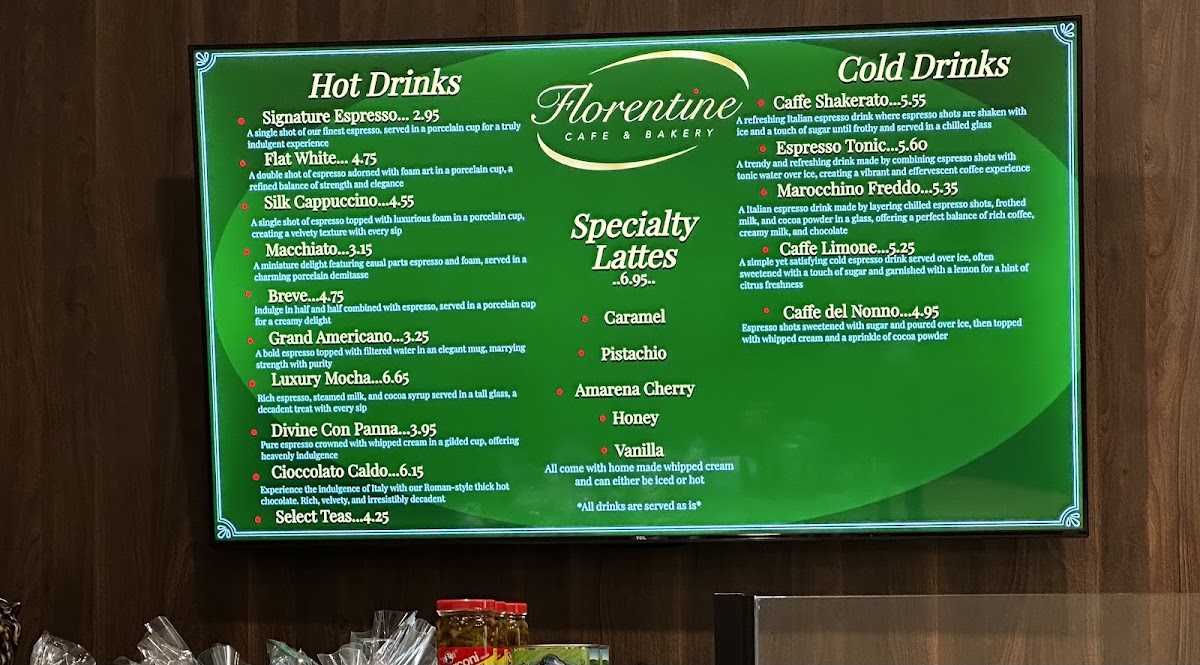 Menu Florentine Cafe & Bakery-10