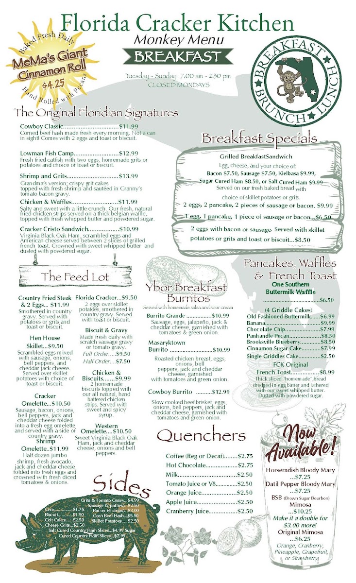Menu Florida Cracker Kitchen At Riverside Resort-2