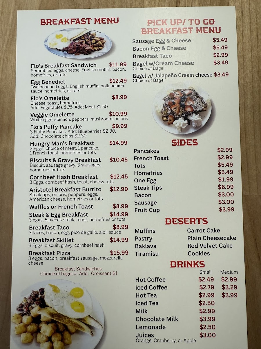 Menu Flo's Pizza & Roast Beef-1