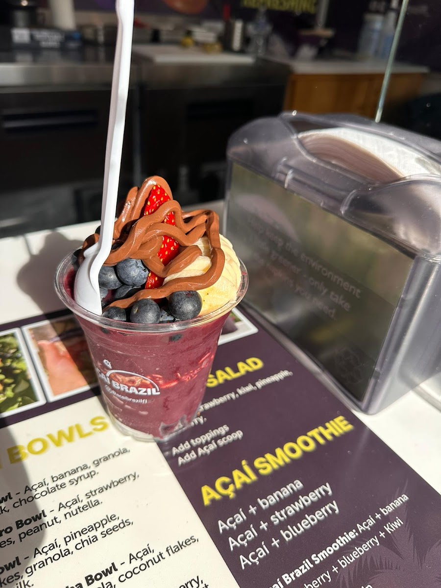 Menu Flow Açai At International Premium Outlets-5
