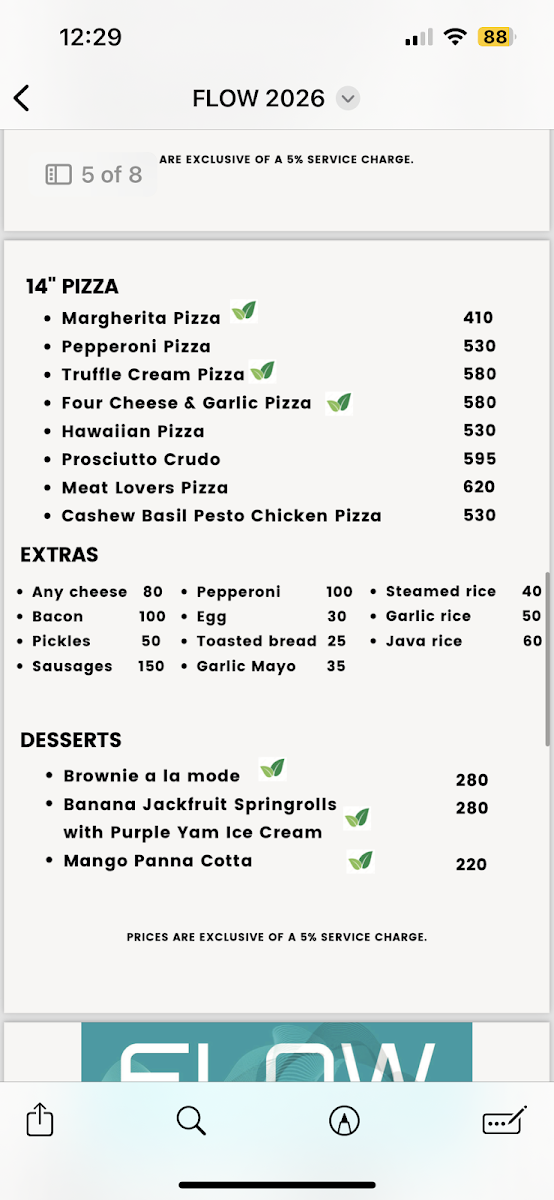 Menu Flow Pool Bar & Resto-6