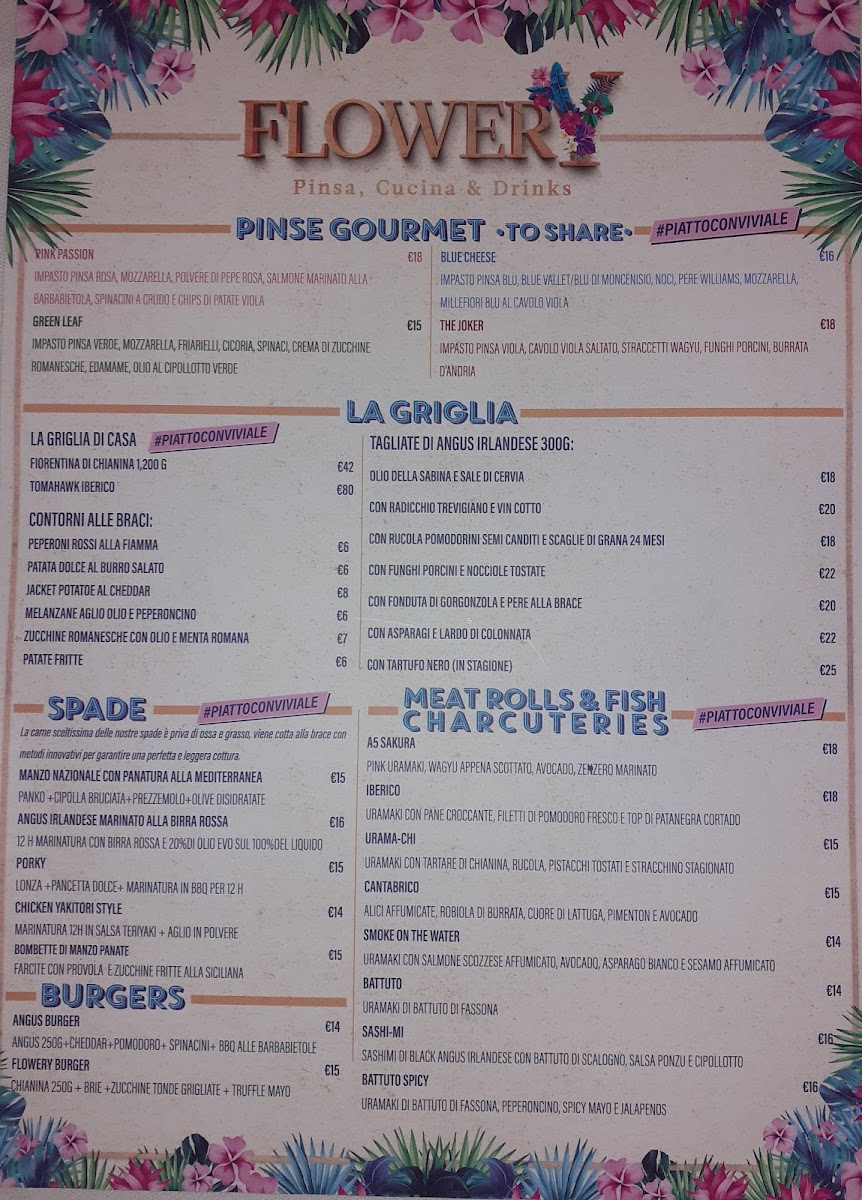 Menu Flowery Rome-3