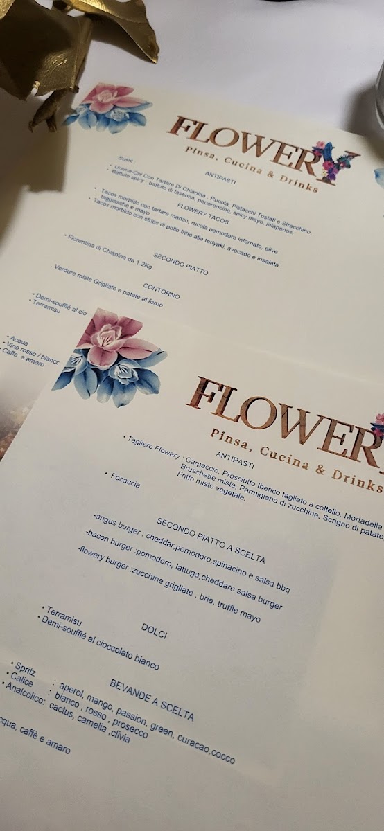 Menu Flowery Rome-7