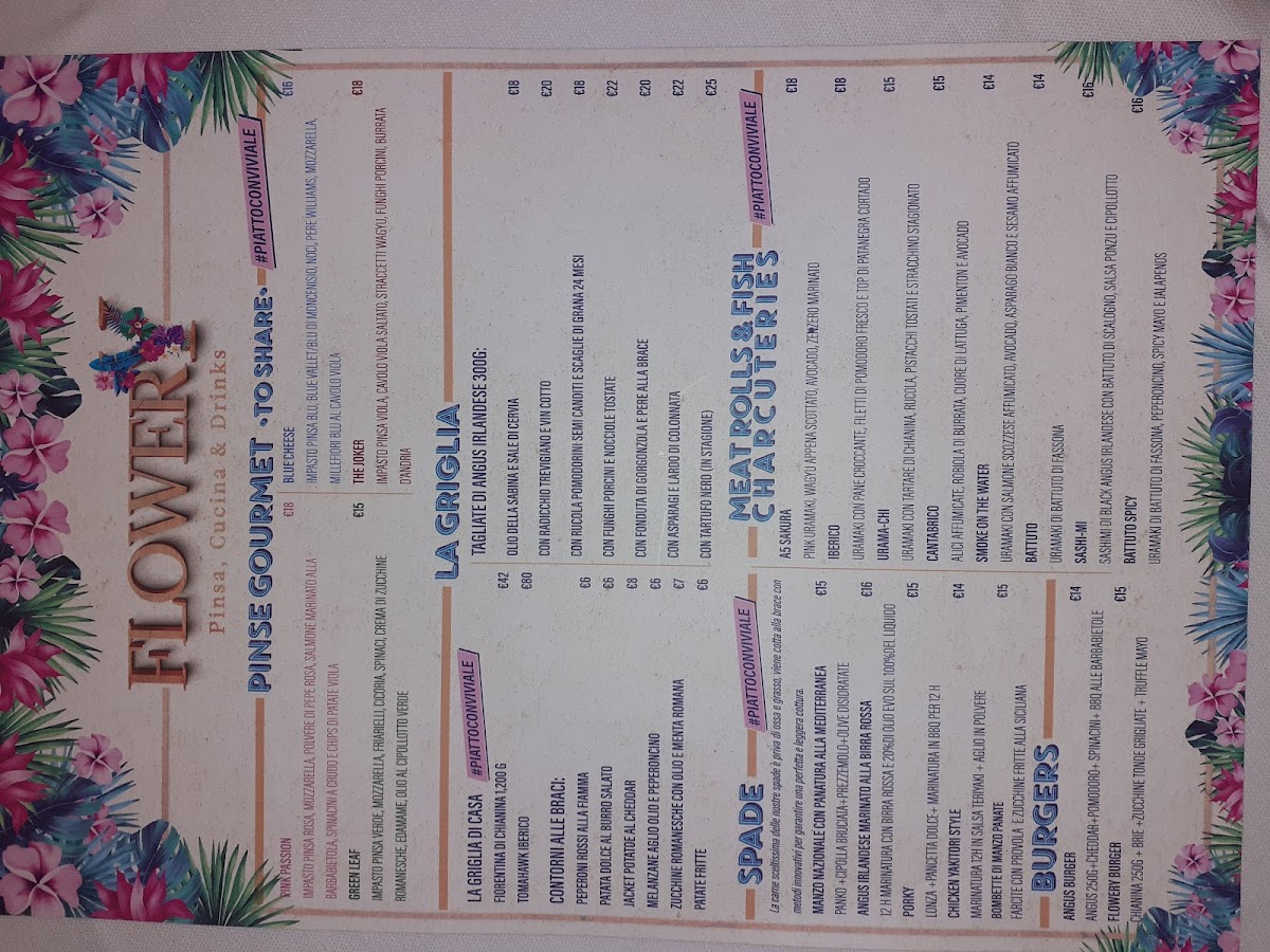 Menu Flowery Rome-9