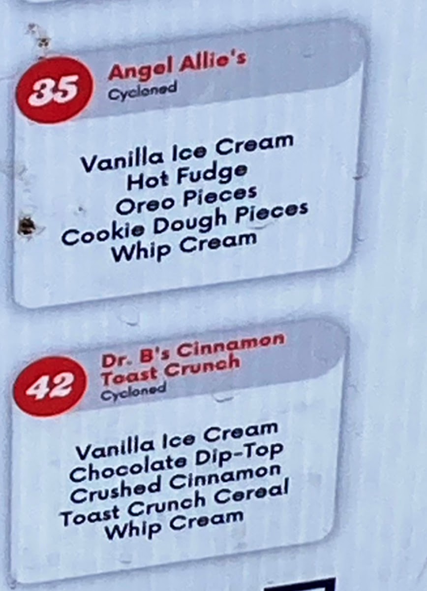 Menu Flub's Ice Cream-10