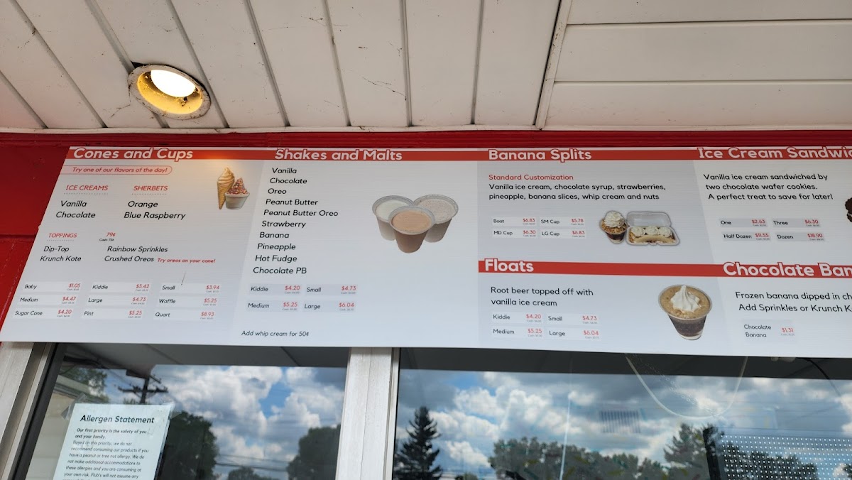 Menu Flub's Ice Cream-4