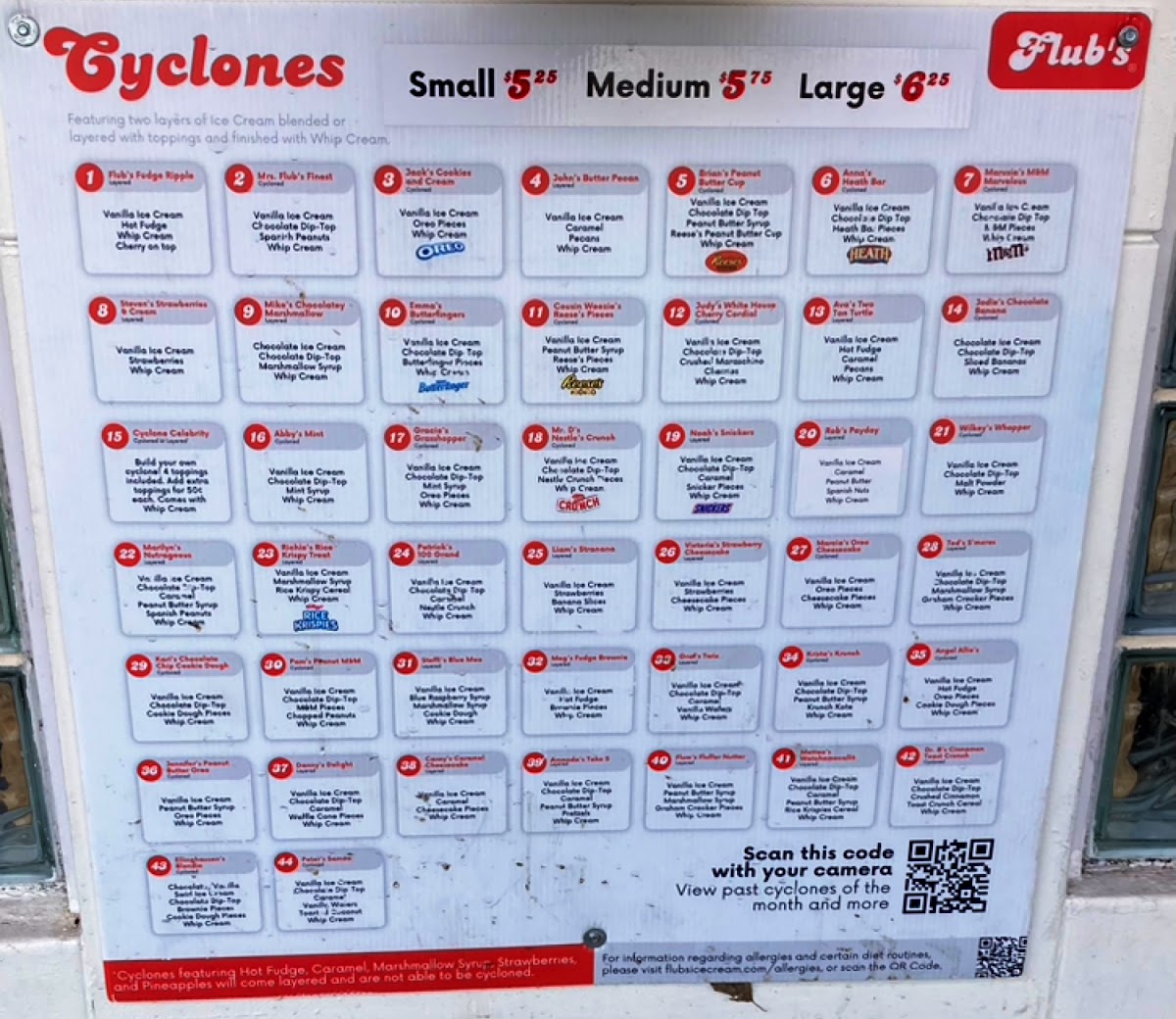 Menu Flub's Ice Cream-6