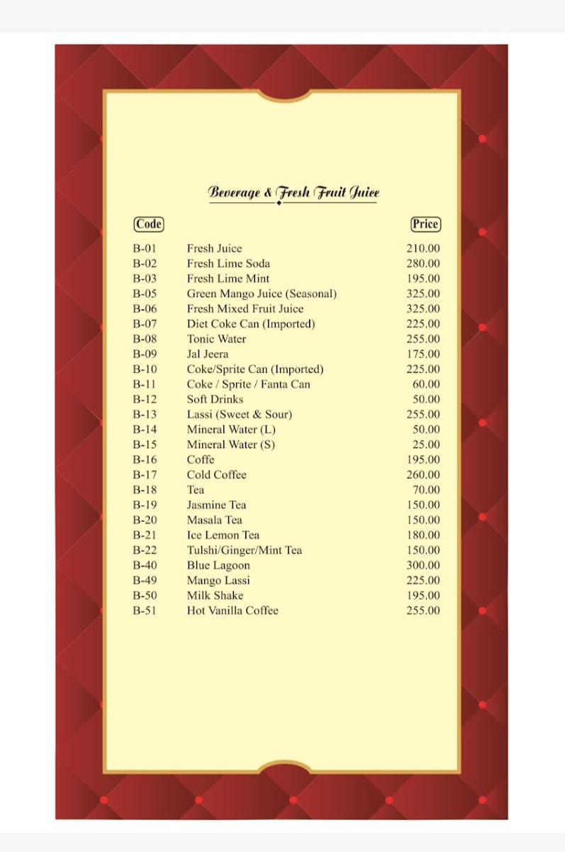 Menu Fly View Restaurant-10