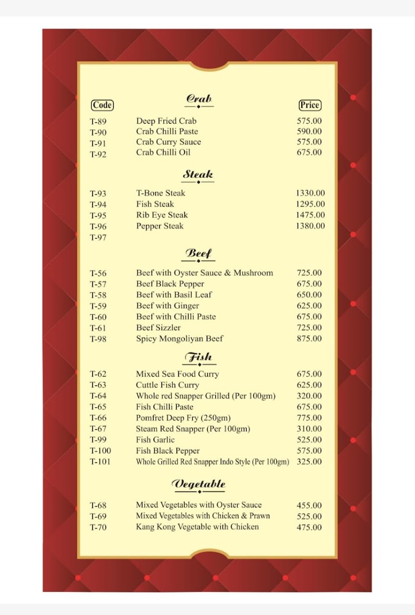 Menu Fly View Restaurant-7