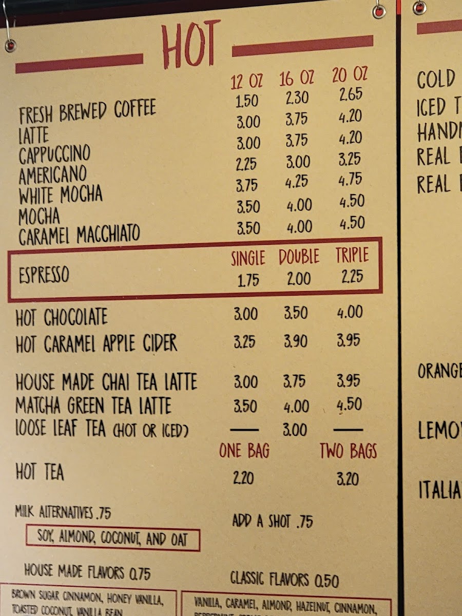 Menu Flying Horse Cafe-1