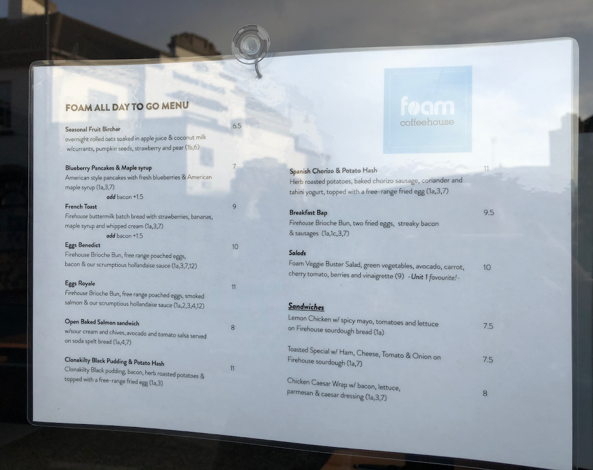 Menu Foam Coffeehouse-3