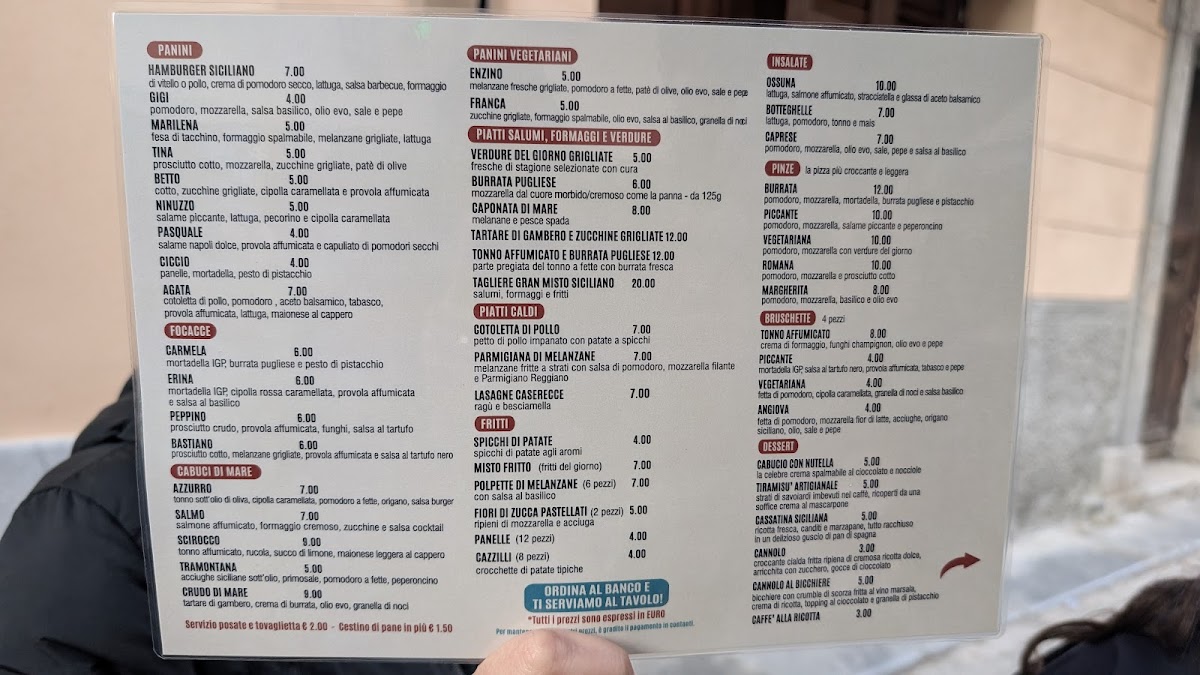 Menu Focacceria & Mix Bar Le Bugiarde-3