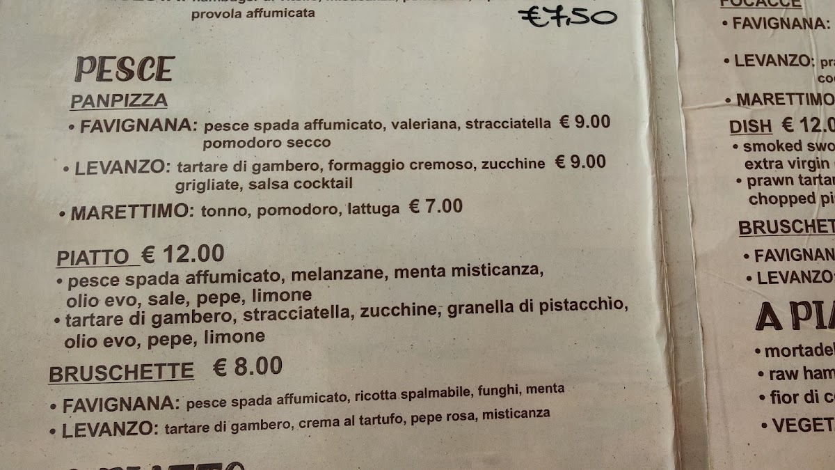 Menu Focacceria & Mix Bar Le Bugiarde-8
