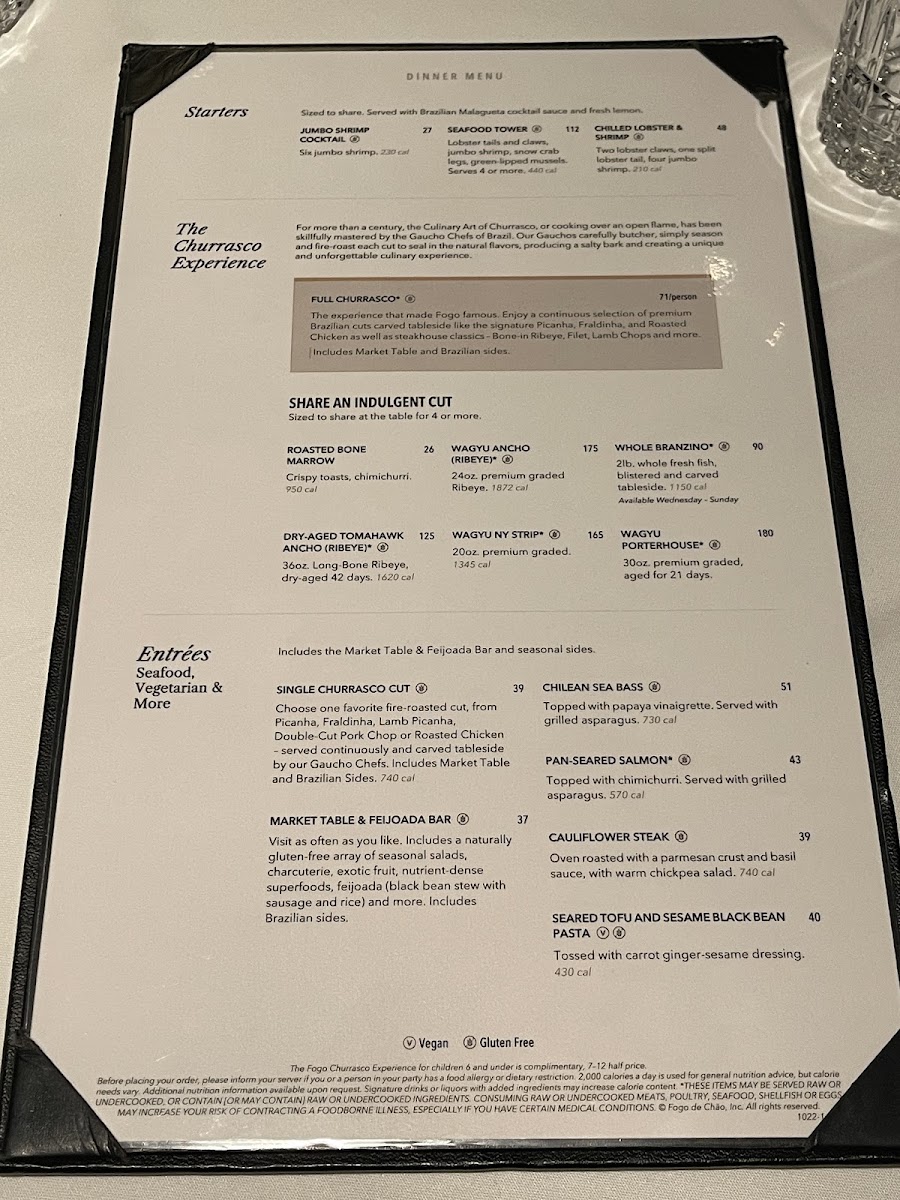 Menu Fogo De Chão Brazilian Steakhouse-1