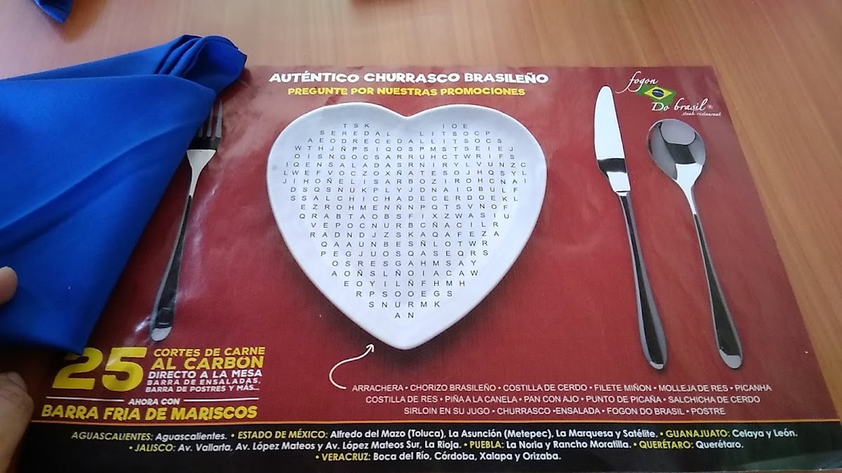 Menu Fogón Do Brasil Aguascalientes-7
