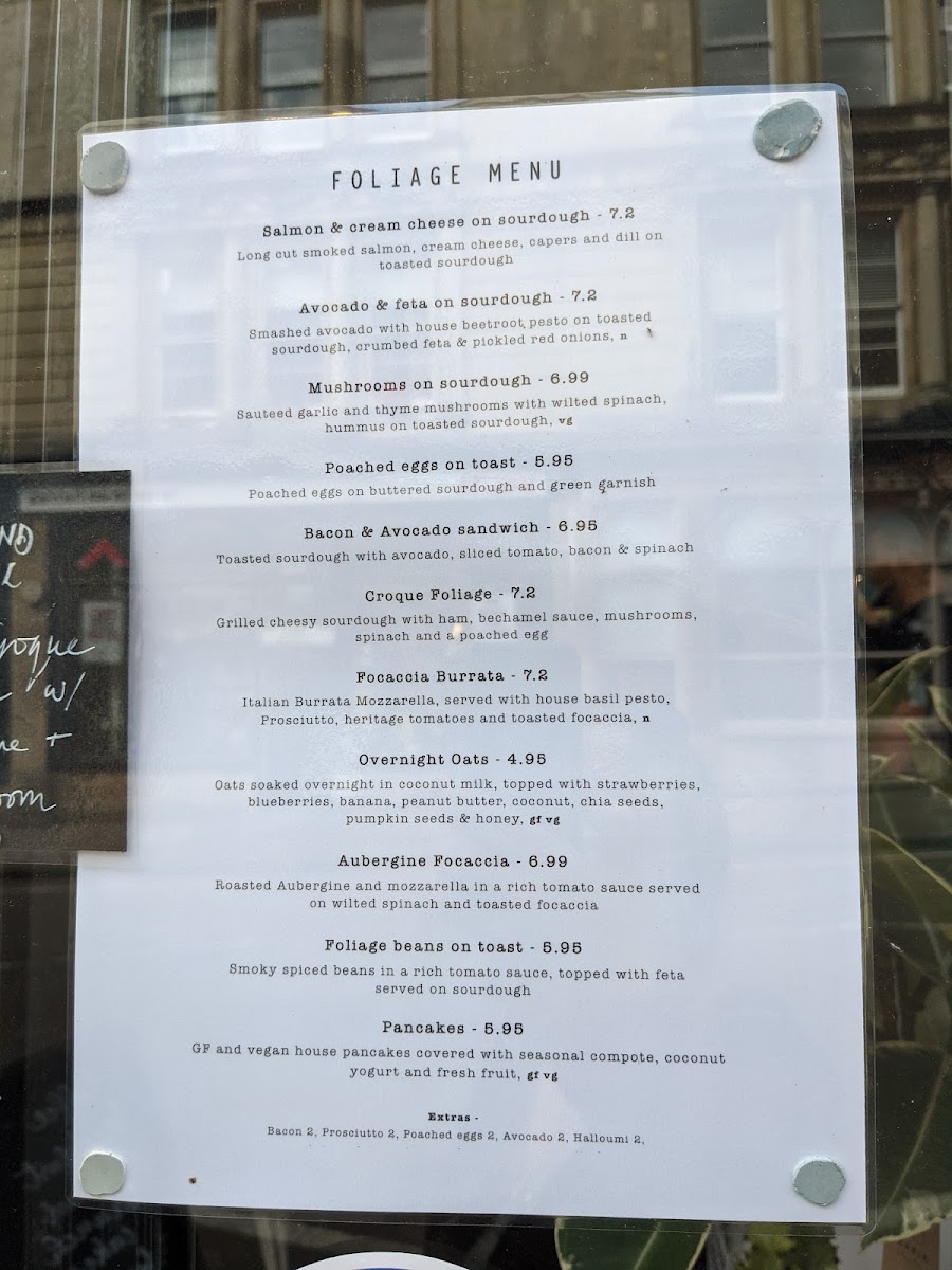 Menu Foliage Cafe-7