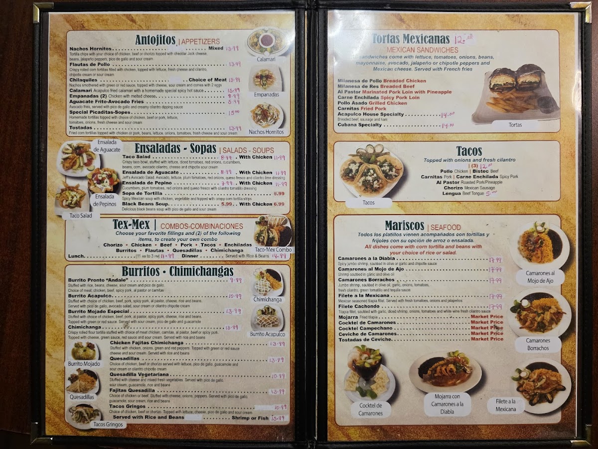 Menu Fonda Bahia De Acapulco-1