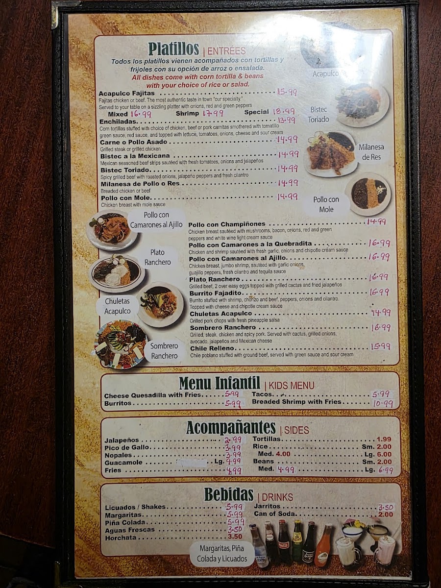 Menu Fonda Bahia De Acapulco-2