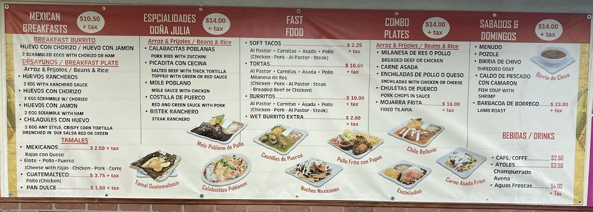 Menu Fonda Doña Julia-1