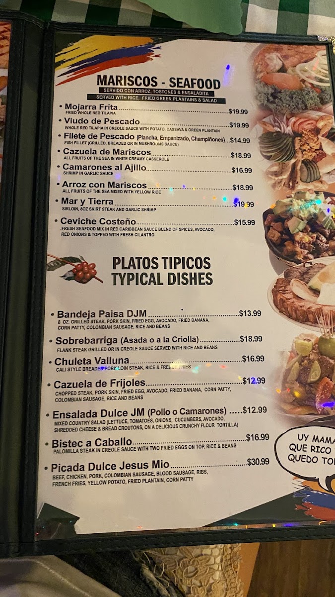 Menu Fonda Dulce Jesus Mio Miami-9