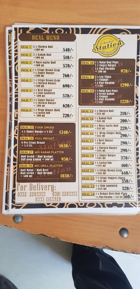 Menu Food Station Nazimabad Branch-10