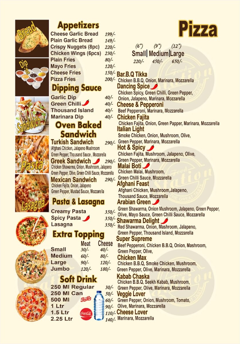 Menu Food Station Nazimabad Branch-3