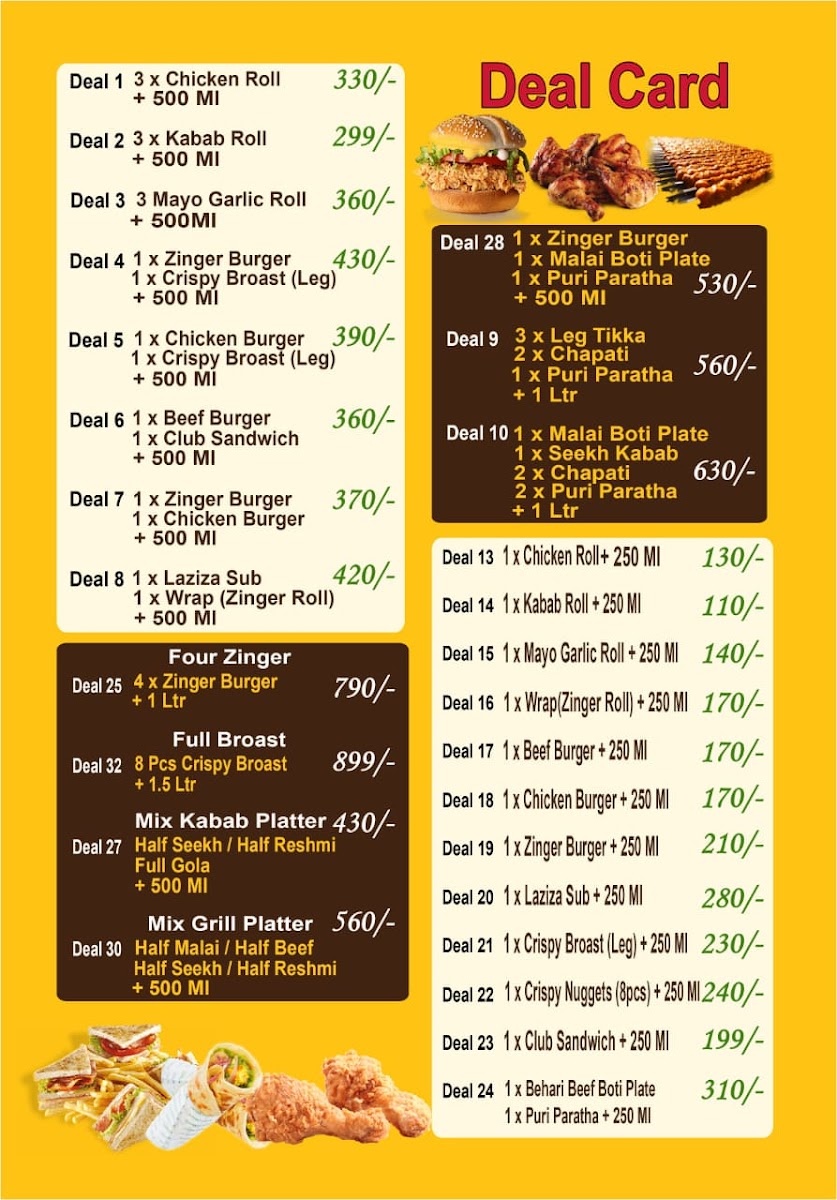 Menu Food Station Nazimabad Branch-5