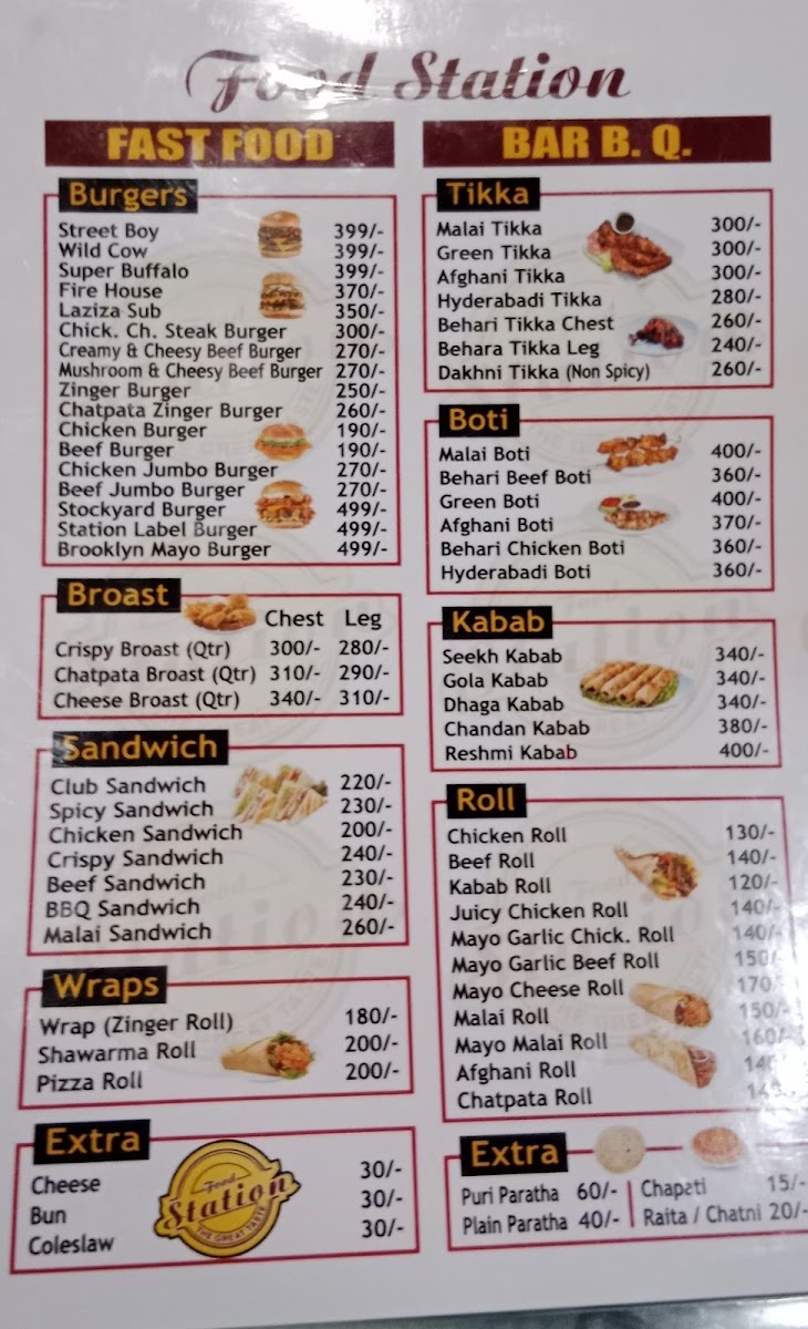 Menu Food Station Nazimabad Branch-7