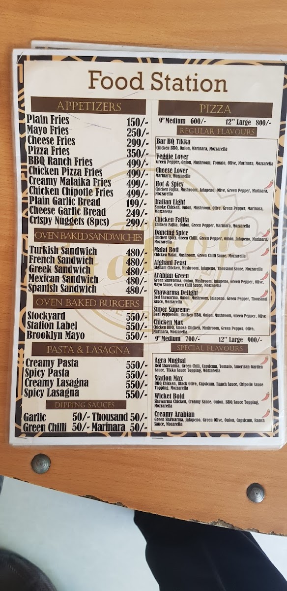 Menu Food Station Nazimabad Branch-8