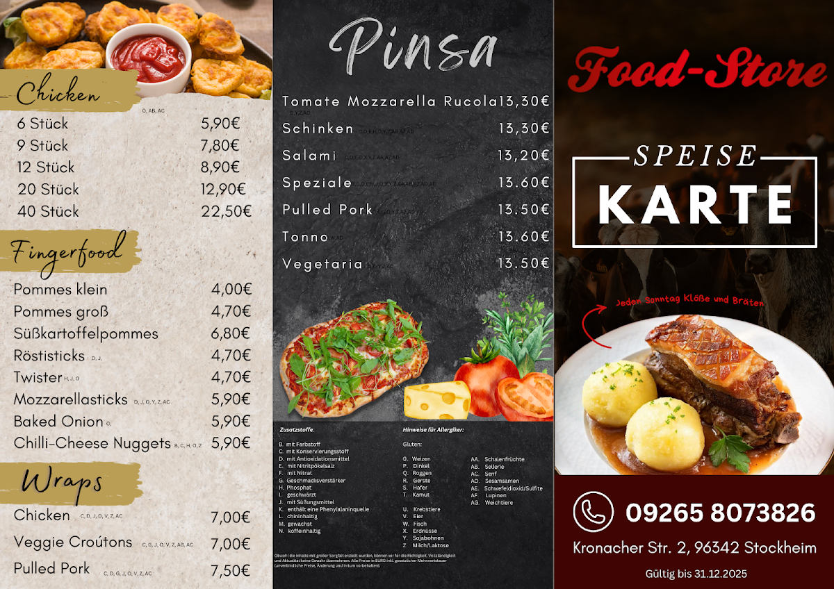 Menu Food Store-1
