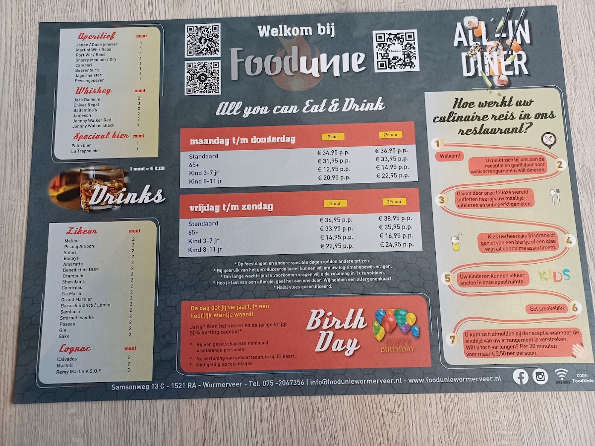 Menu Food Unie-2