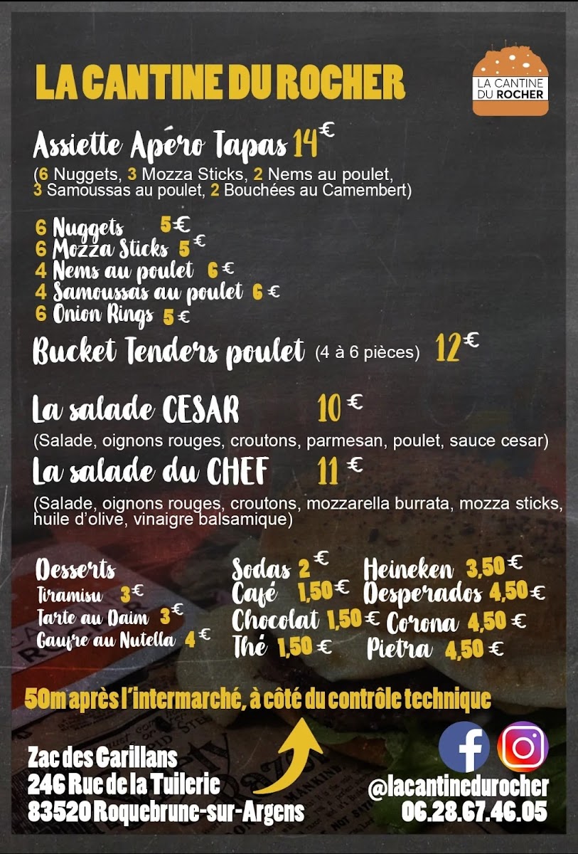 Menu Foodtruck La Cantine Du Rocher-2