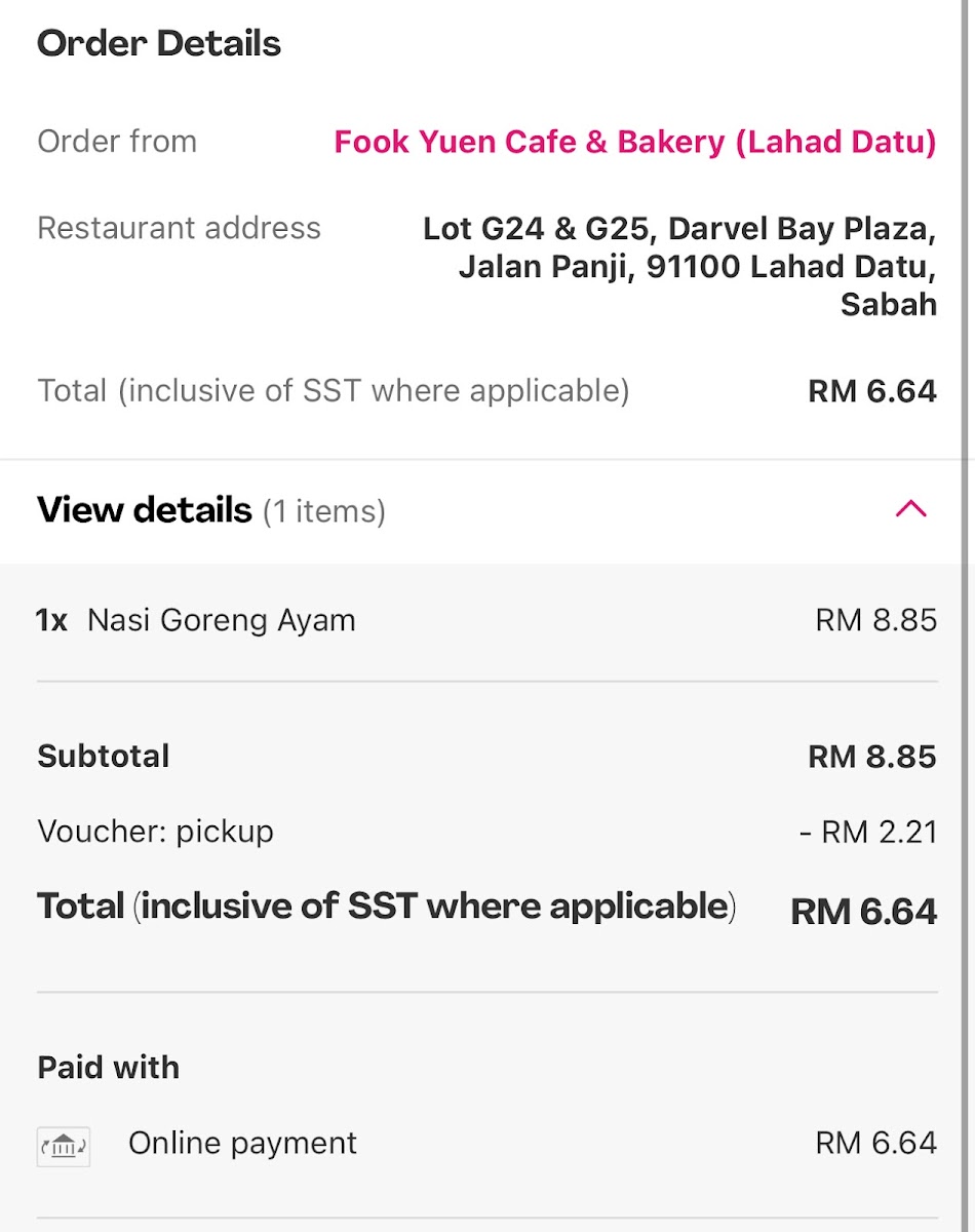 Menu Fook Yuen Lahad Datu-3