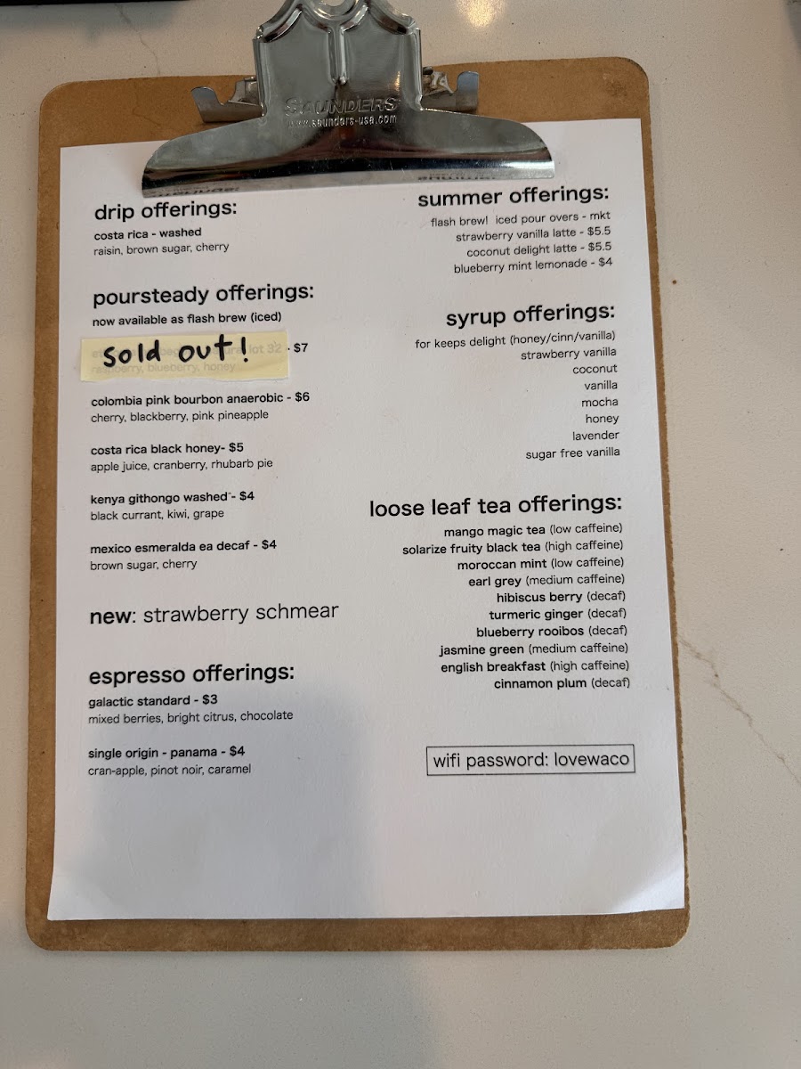 Menu For Keeps Coffee & Bakery-4