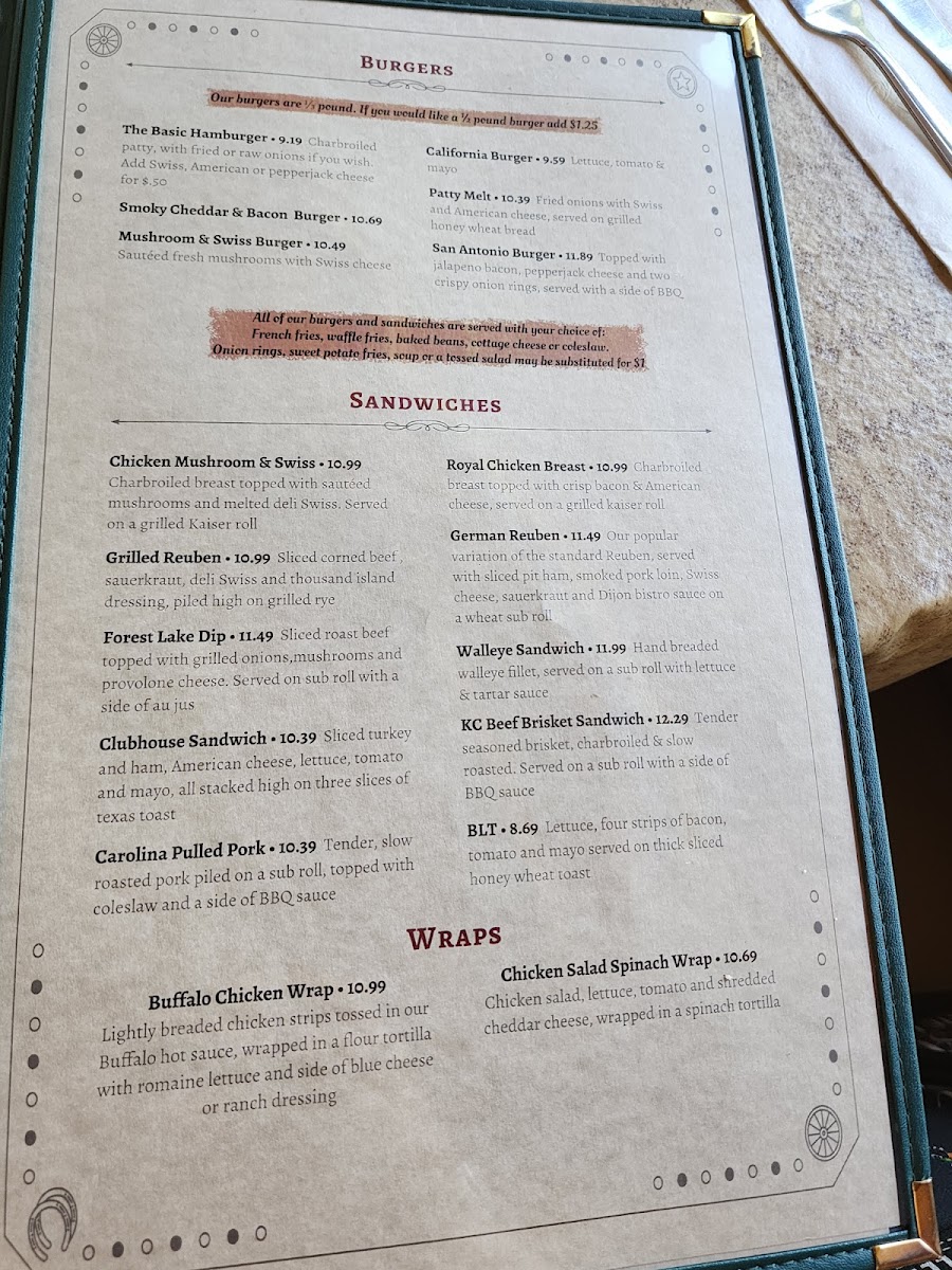 Menu Forest Lake Restaurant-2