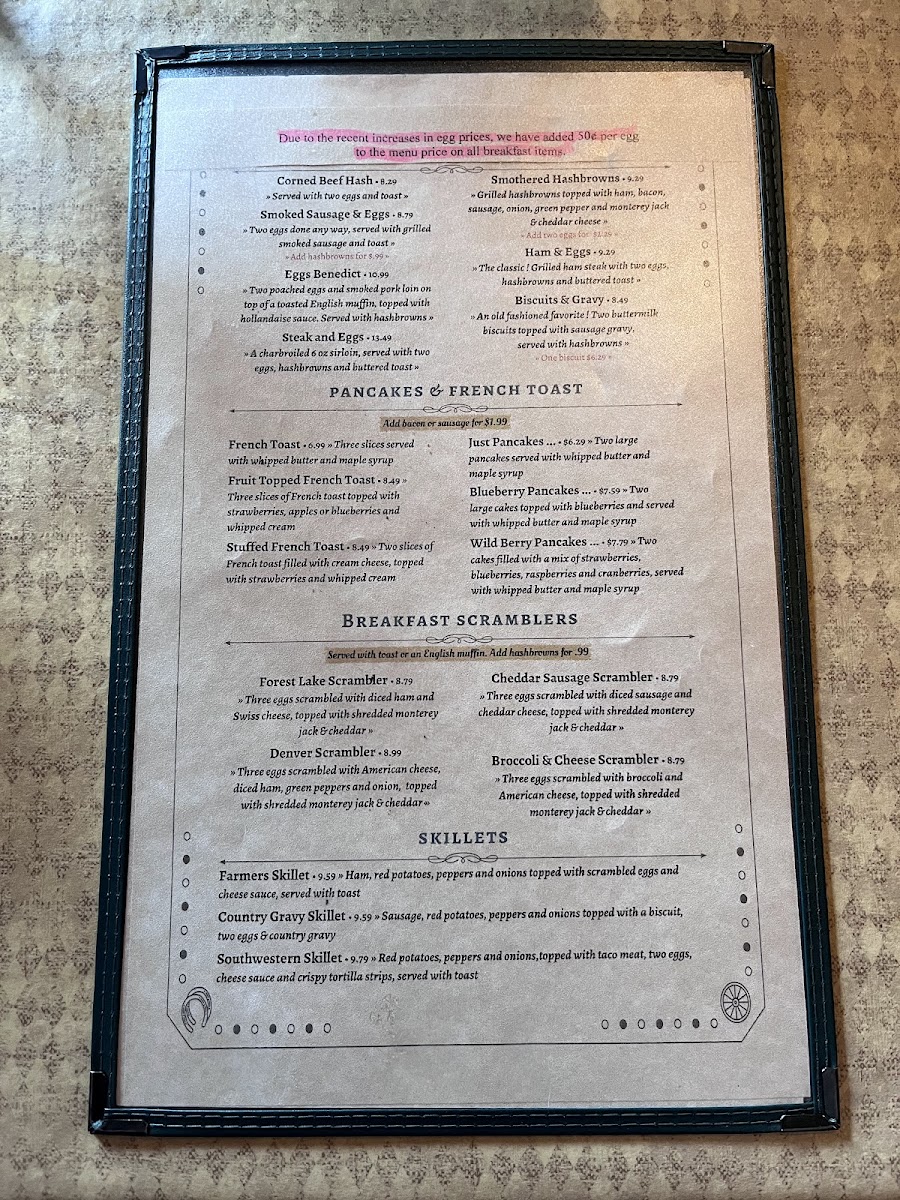 Menu Forest Lake Restaurant-5