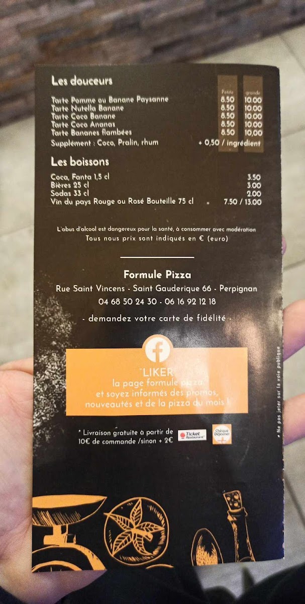 Menu Formule Pizza-1