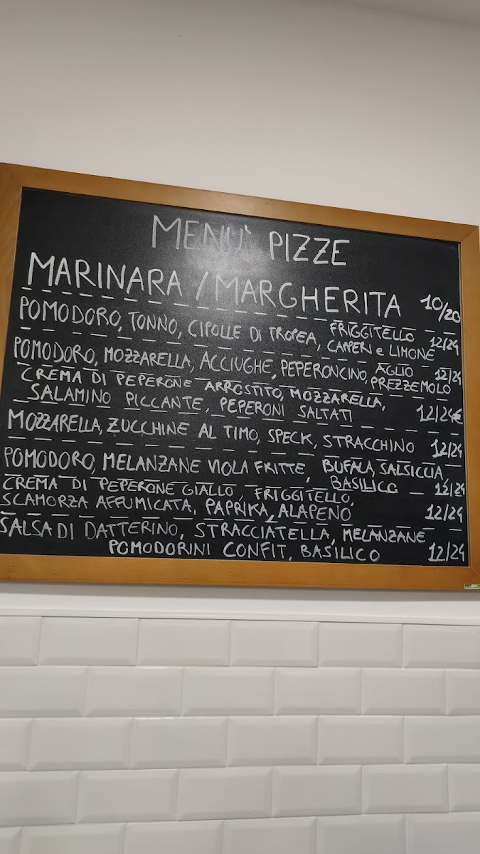 Menu Forno Levà - Pane E Pizza In Pala-1