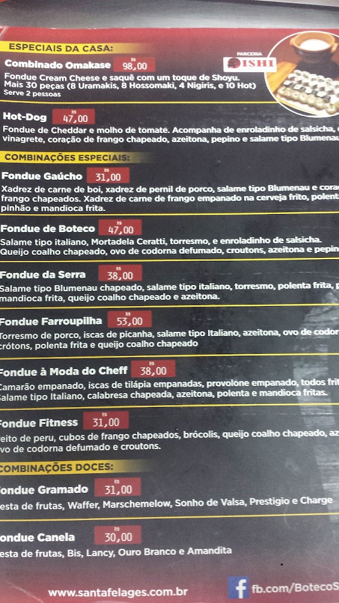 Menu Forno Santa Fé | Restaurante & Bar-2