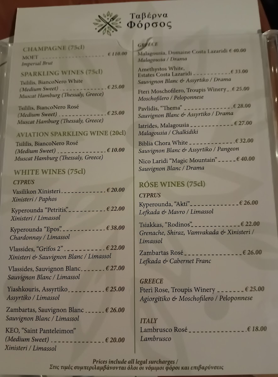 Menu Forsos Tavern-3