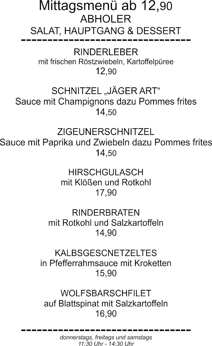 Menu Forsthaus Weiden-10