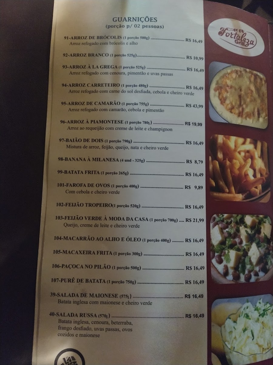 Menu Fortaleza Grill Restaurante-5