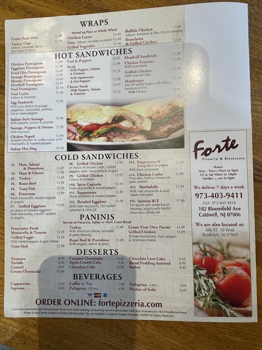 Menu Forte Pizzeria-1