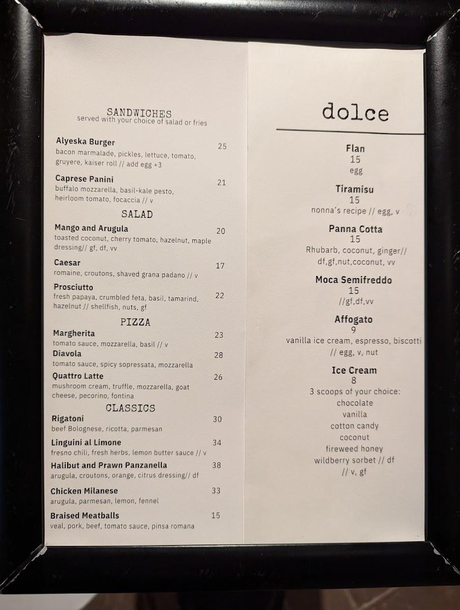 Menu Forte-3